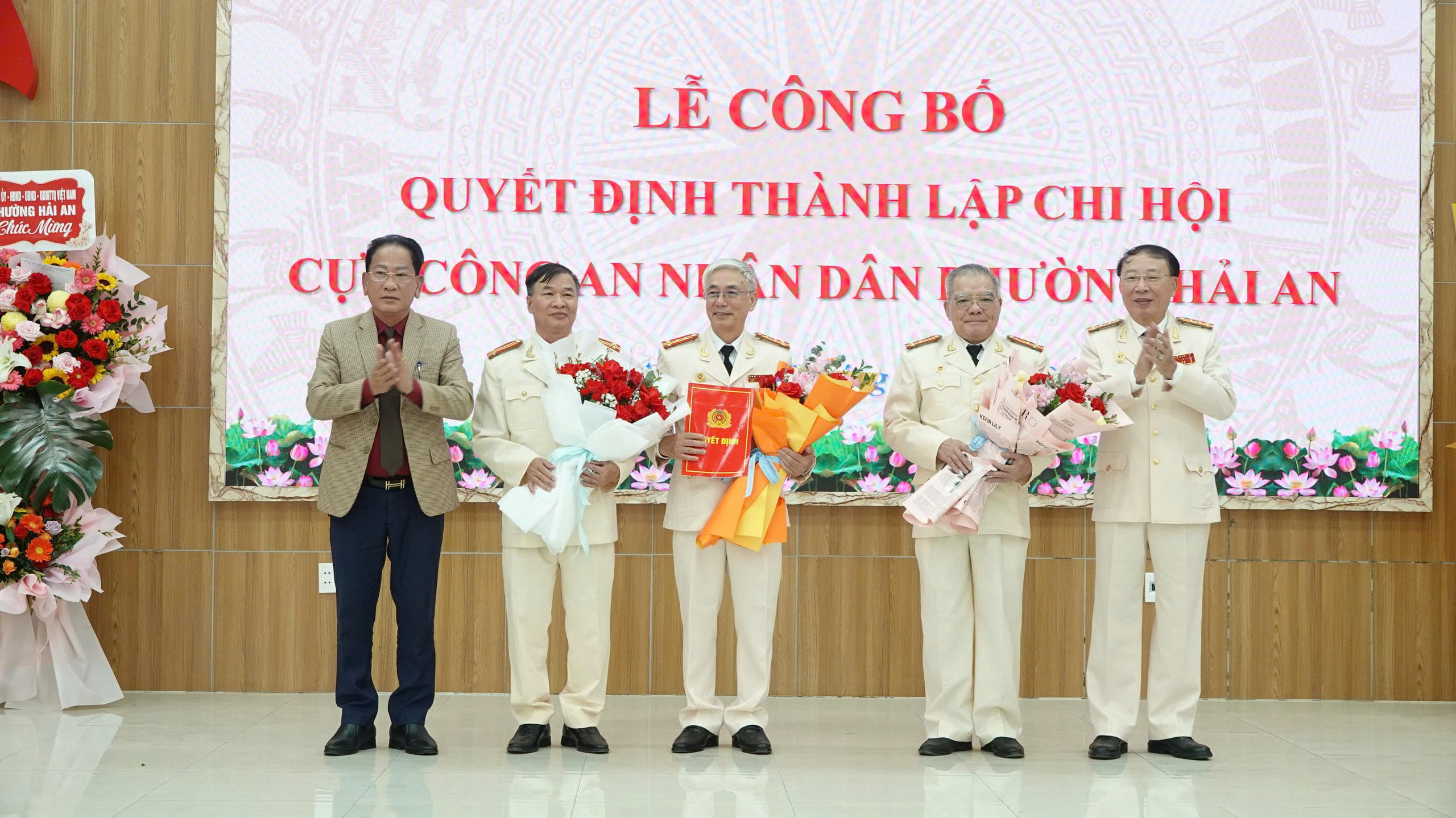 Thành lập Chi hội Cựu Công an nhân dân phường Hải An nhiệm kỳ 2025 - 2030